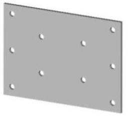 Spojovací deska 70x90 mm, 03-34 BV/S 70