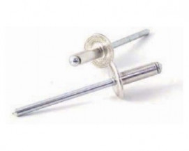 Trhací nýt hliník - ocel 4,8x35 mm velká hlava 16 mm