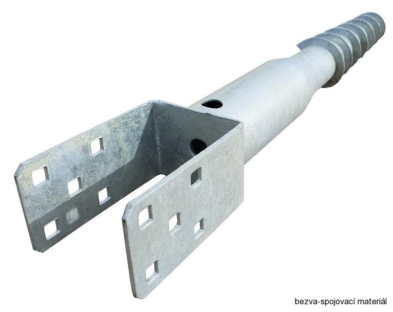 Zemní vrut U 70x700 mm – na pergoly a ploty (bez betonování)