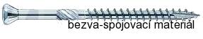 Vrut pro terasy EUROTEC 4,5x80 nerez C1, kuželová hlava, TORX