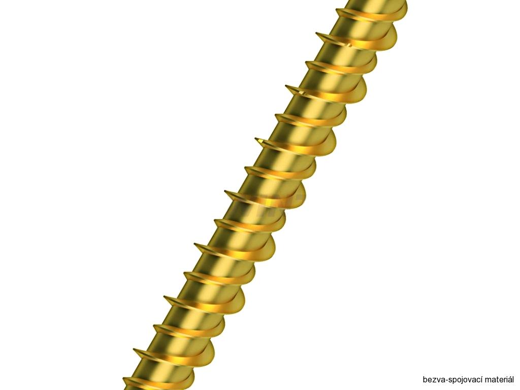 Vrut do dřevostavby RAPID 4x70/30 TORX zinek žlutý