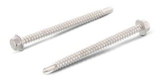 Samovrtný šroub do plechu 5,5x150 mm DIN 7504 K šestihranná hlava, nerez A2