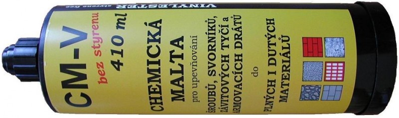 Chemická kotva CM-V, 410 ml, vinylesterová malta