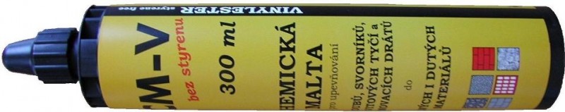 Chemická kotva CM-V, 300 ml, vinylesterová malta
