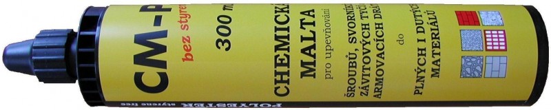 Chemická kotva CM-P, 300 ml, polyesterová malta