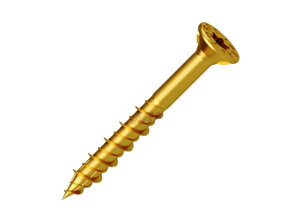 Vrut do dřevostavby RAPID 12x100/60 TORX zinek žlutý