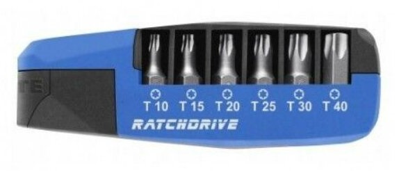 WITTE ráčna s bity RatchDrive TORX