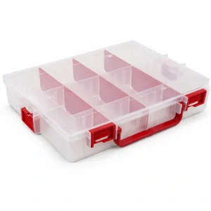 VISIBOX prázdný XL transparentní/červená