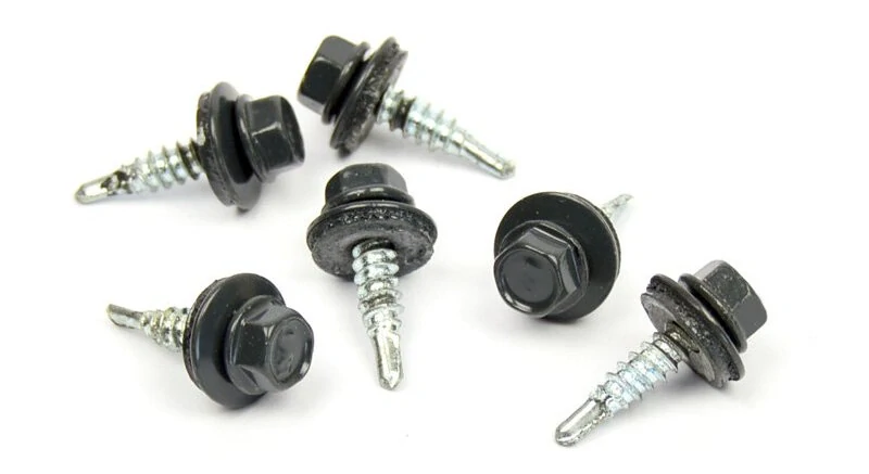 Střešní šroub GTZ F2+EPDM 4,8x20 nerez A2 RAL 7016