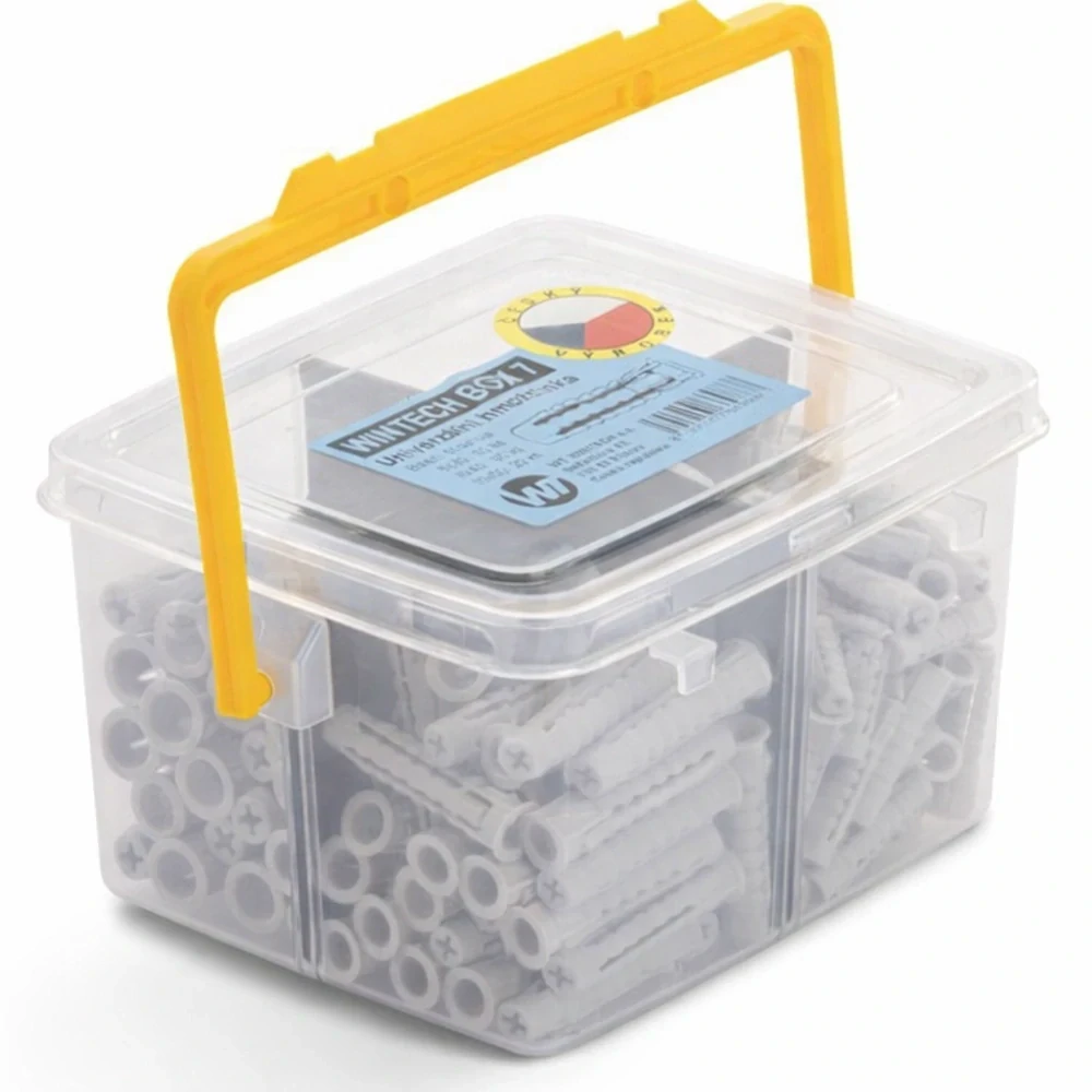 SADA - Box standardních hmoždinek 6x30 + vruty 4,5x40