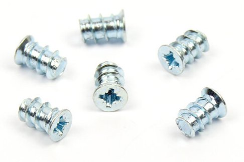 Eurovrut 7 mm - 6,3x13 mm zápustná hlava zinek bílý