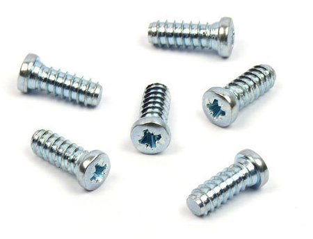 Eurovrut 6,3x25 mm půlkulatá hlava zinek bílý