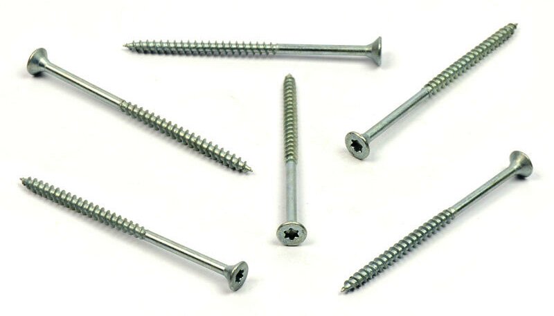 Univerzální vrut do dřeva 4,5x60/36 TORX zinek bílý, částečný závit
