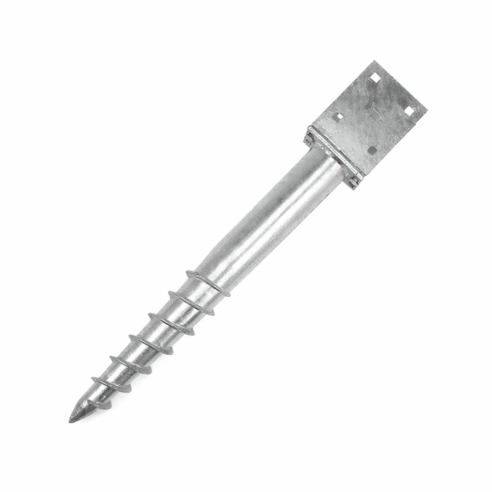 Zemní vrut U 80-170×900 mm – na pergoly a ploty (bez betonování)