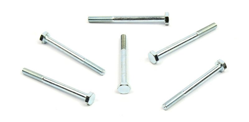 Šroub se šestihrannou hlavou DIN 931 M5x45 mm, částečný závit, zinek bílý, ocel 8.8 