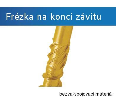 Vrut pro dřevostavbu GPR /STARDRIVE/ 8x340/100 mm, talířová hlava, zinek žlutý