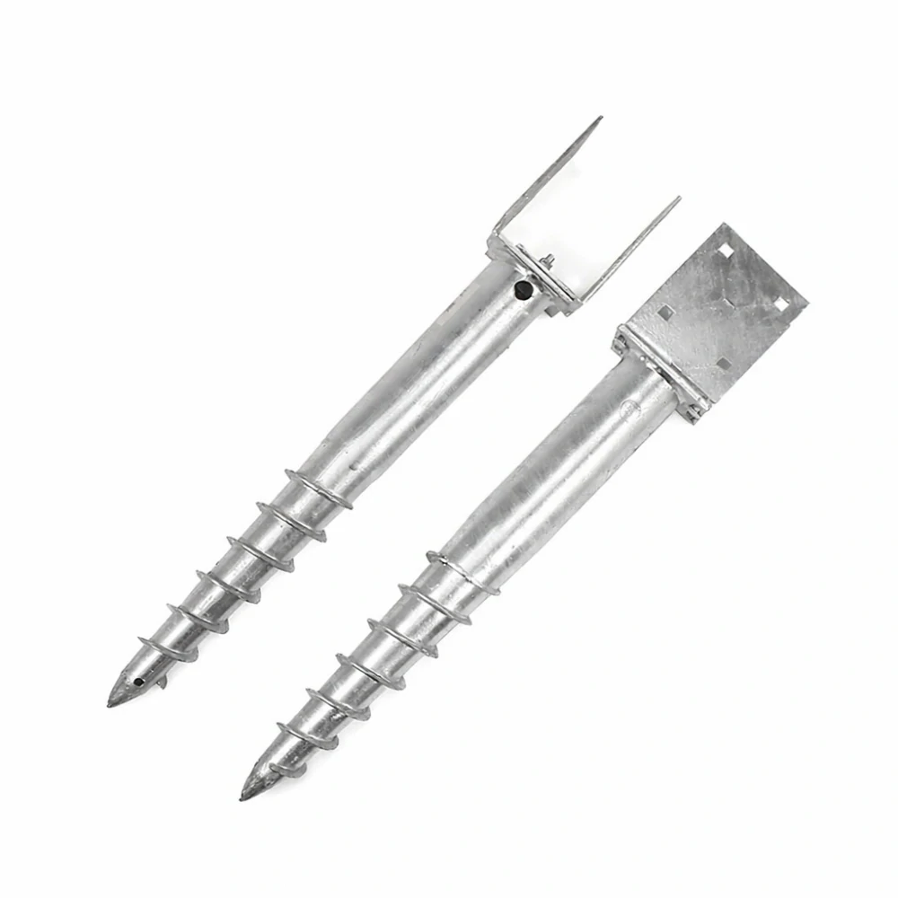 Zemní vrut U 80-170×900 mm – na pergoly a ploty (bez betonování)